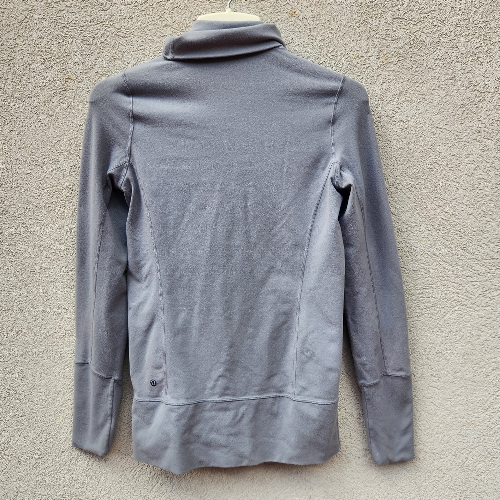 LULULEMON Women's In Stride Jacket Size 6 Gray Wee Stripe Activewear Workout - Picture 6 of 12